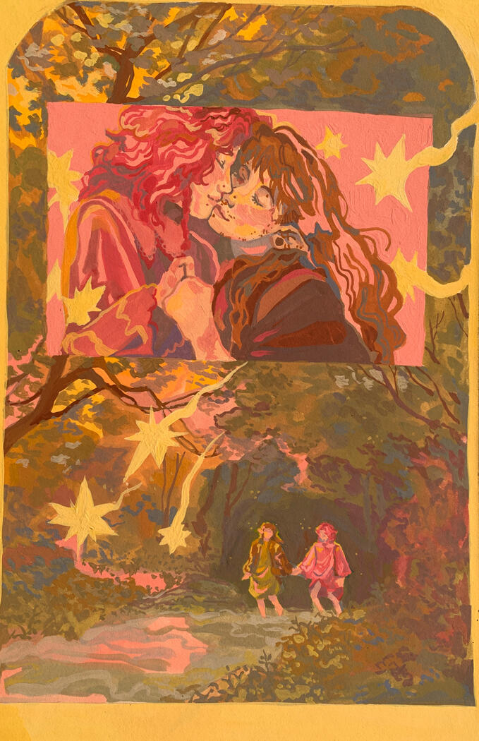 Personal piece. Gouache on illustration board.