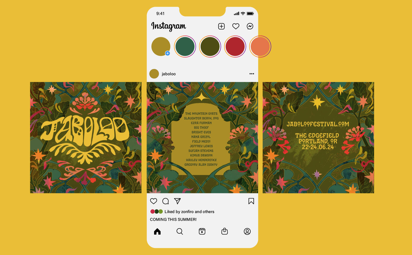 The Instagram carousel. The Instagram carousel.